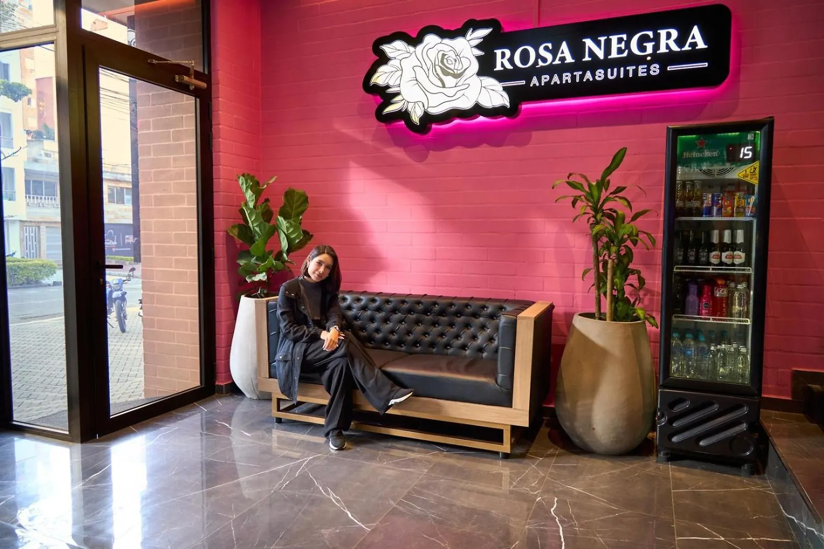 Apartman Elegant Cozy Suite Rosa Negra Stadio Medellín Kolumbia